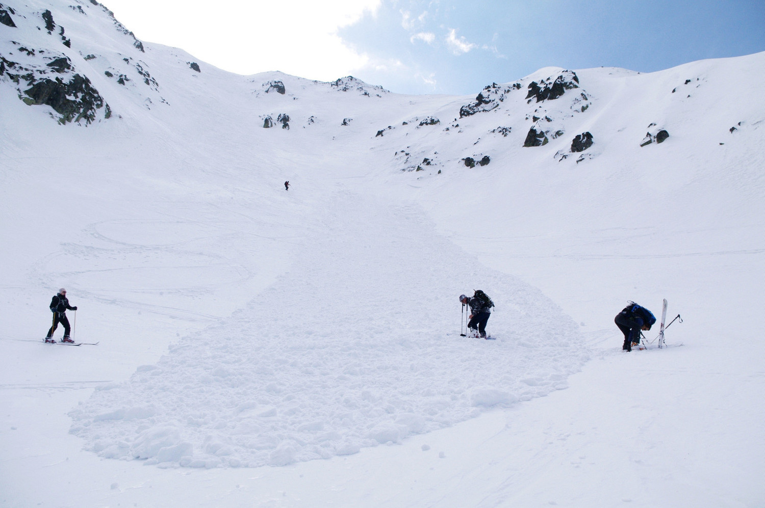 Coulée du même couloir 15 min après