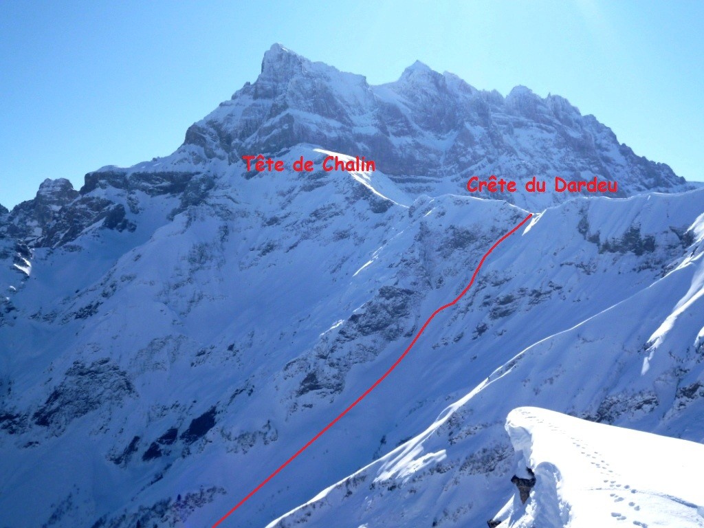 Couloir E du Dardeu (L'Envers du Dardeu)