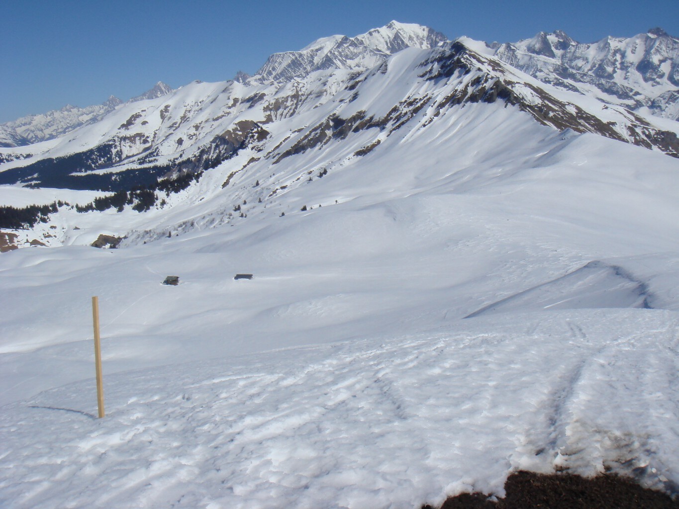 en arrivant de Megeve et du pre rossett