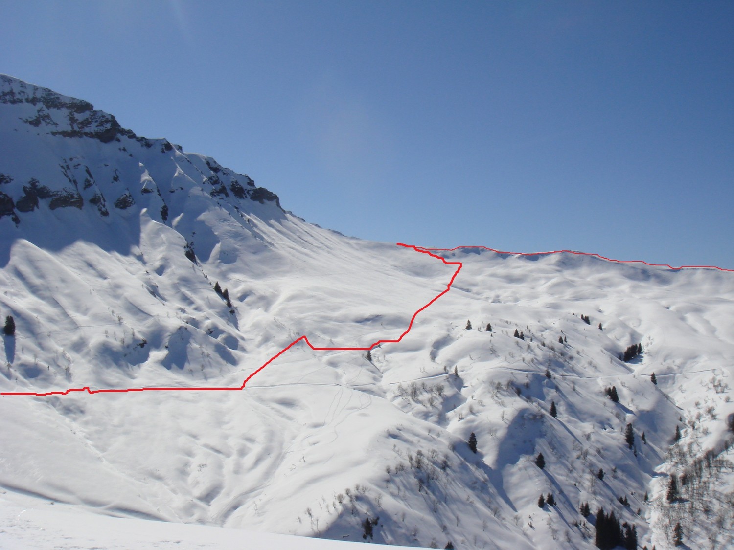 montée du pas de sion aux crêtes