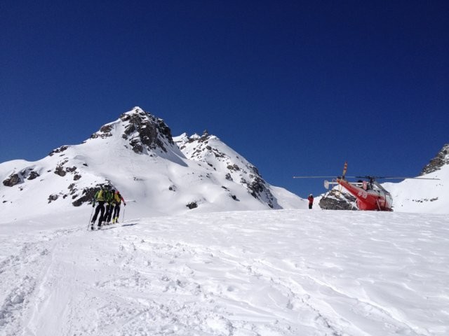 Accident de ski au sud de Mt-Fort