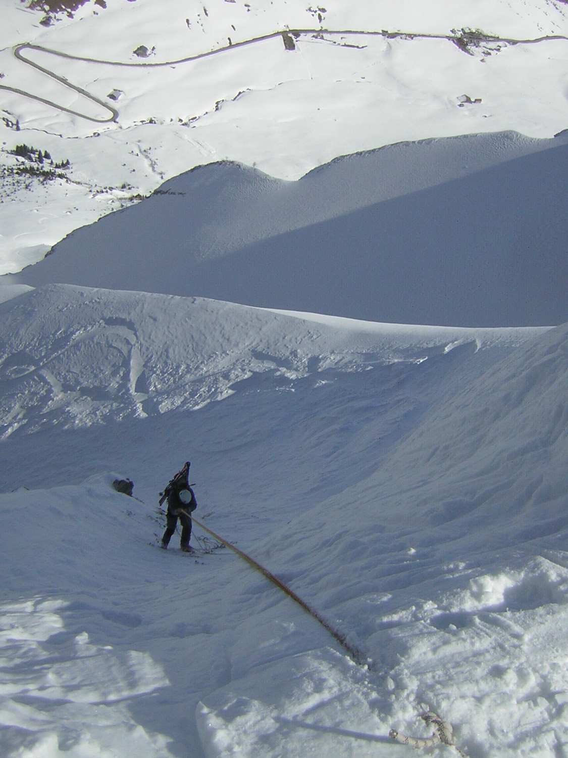 La rampe apparemment en bonnes conditions
