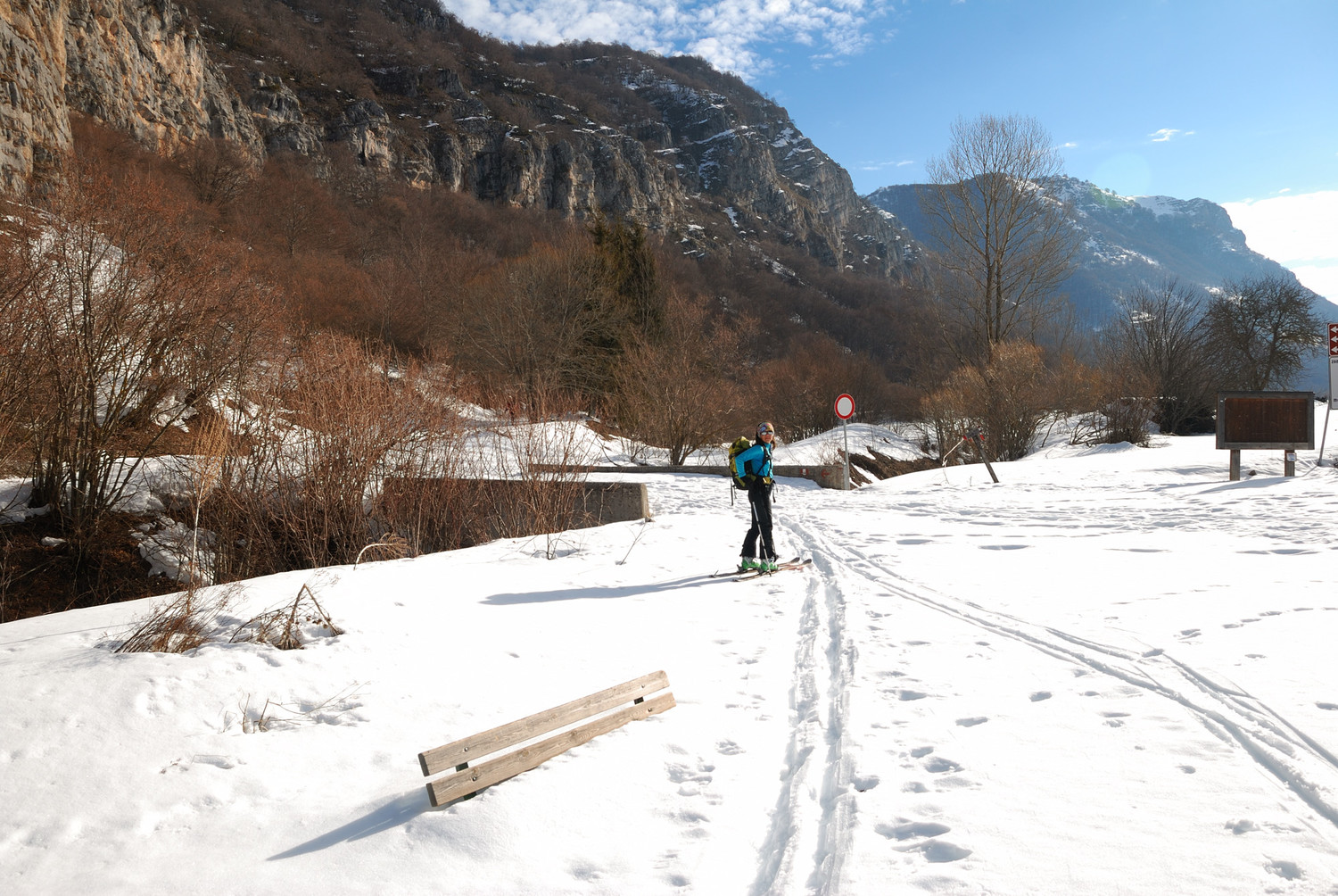 Départ pour le Monte Sirente