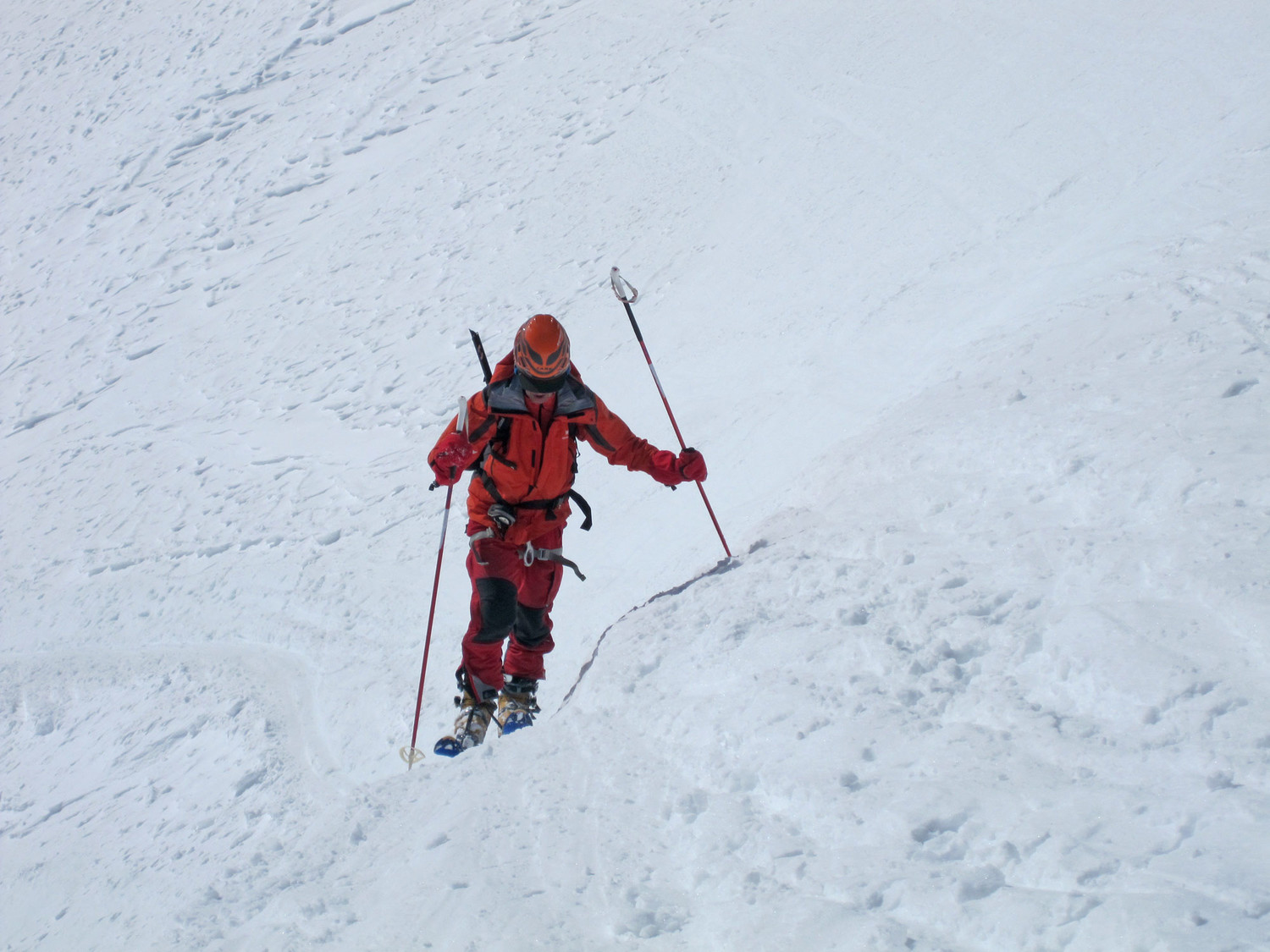 Traversée juste en dessous du col des vignettes