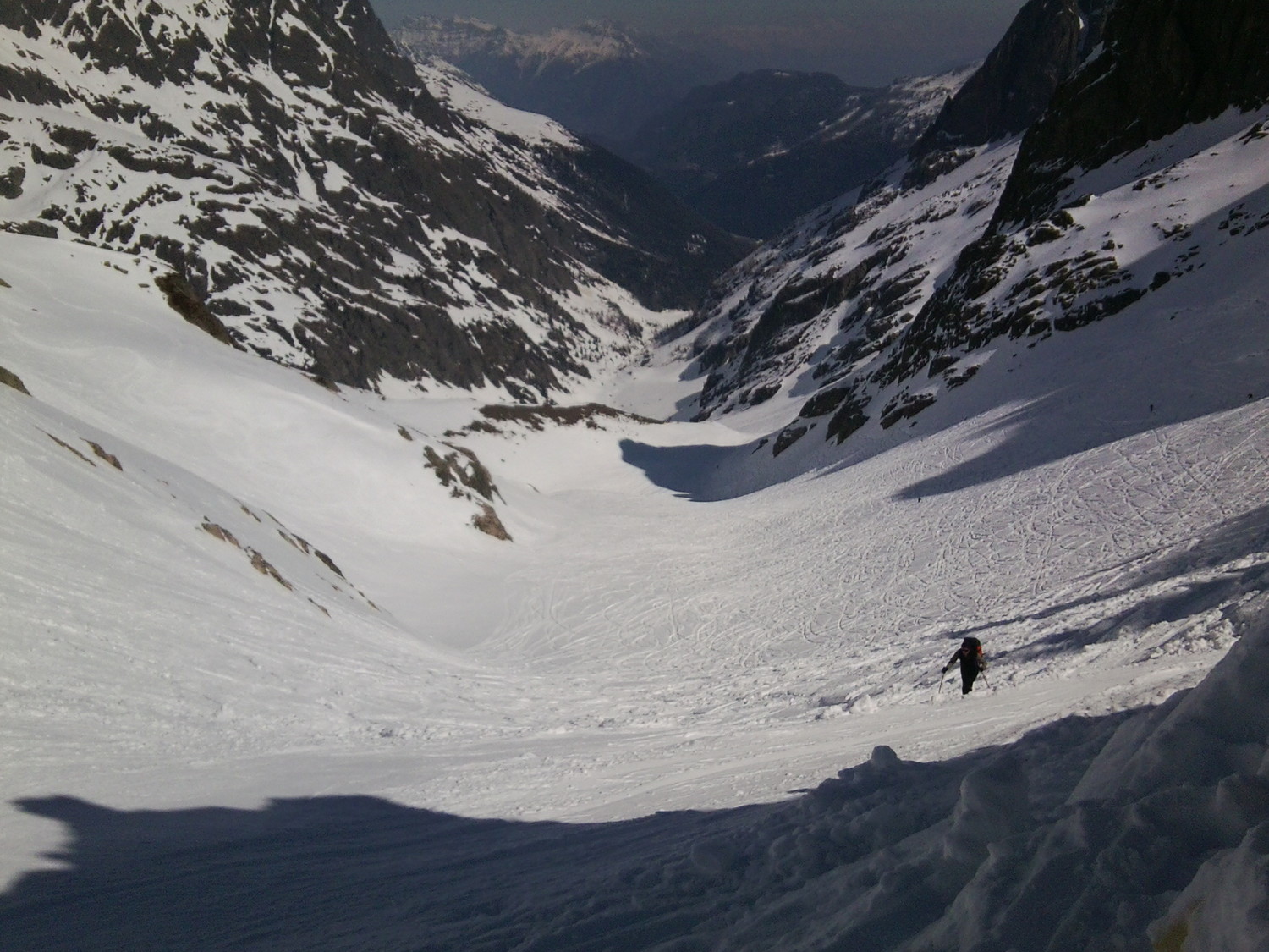 du col, vue sur le Vallon