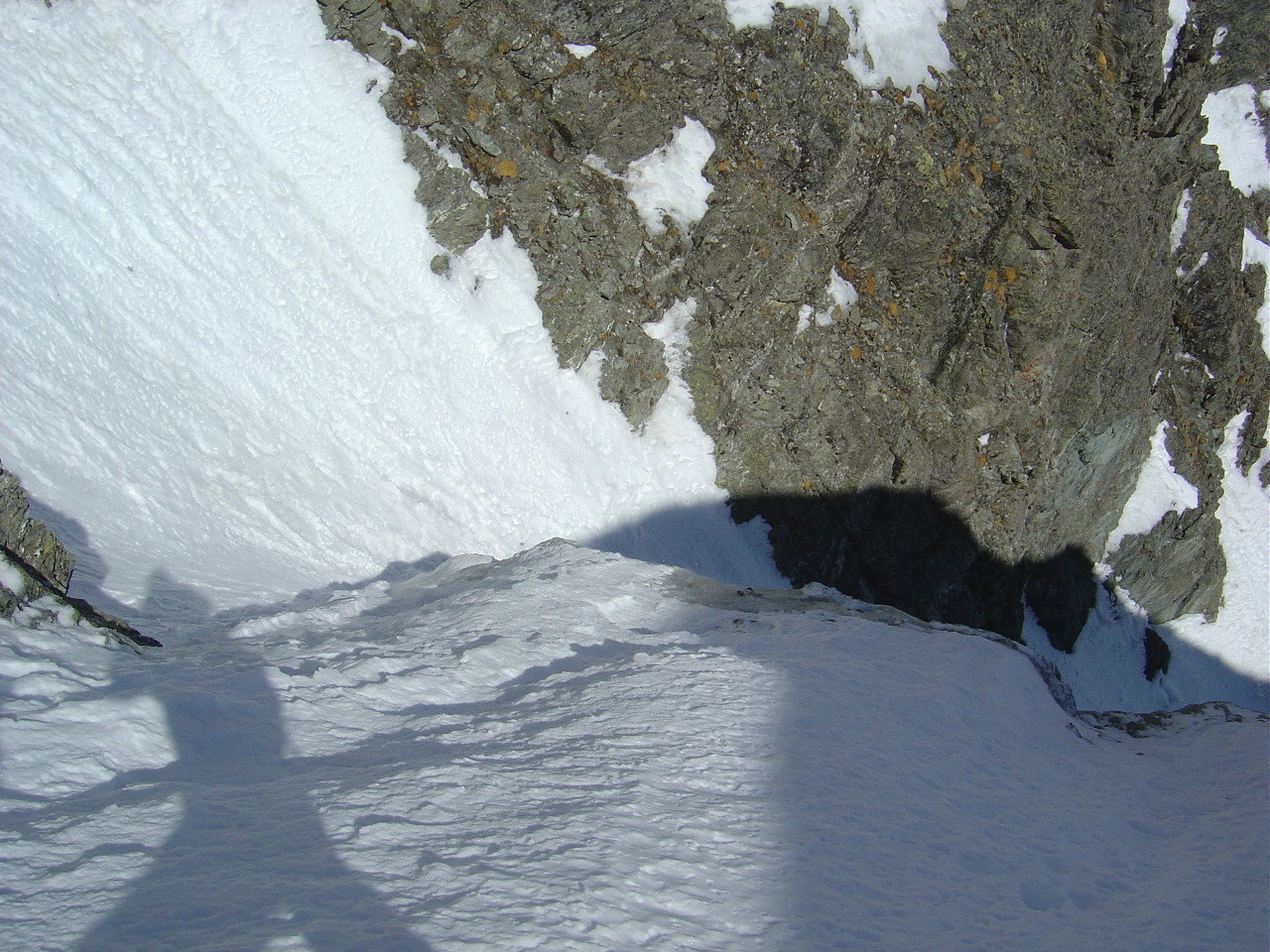 Le bombé du premier rappel en excellente neige!