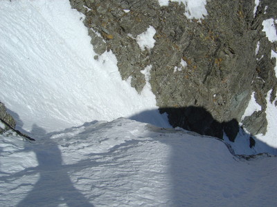 Le bombé du premier rappel en excellente neige!