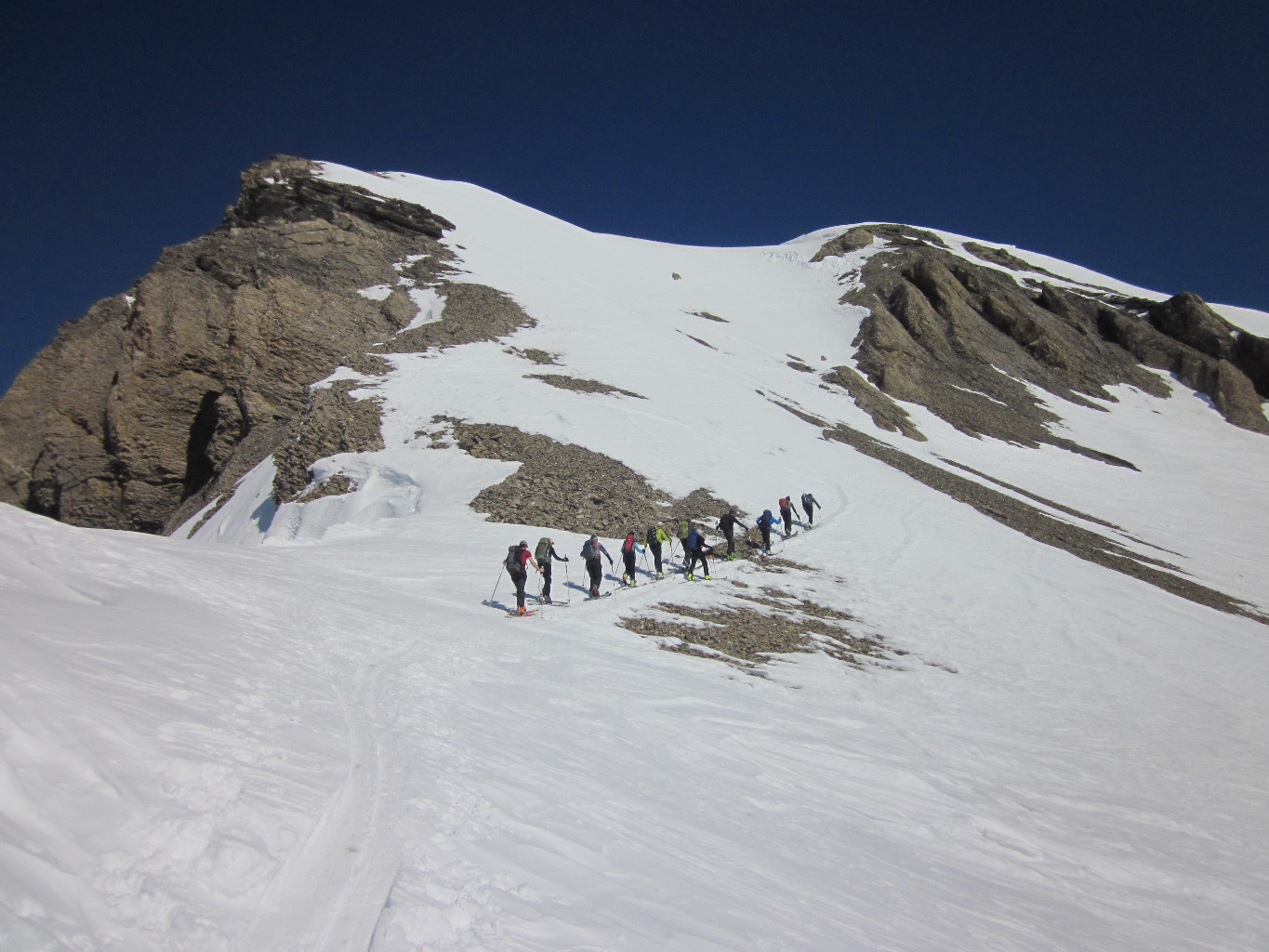Montée vers l' Arpélistock