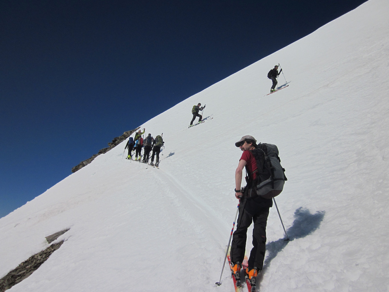 Montée vers l' Arpélistock