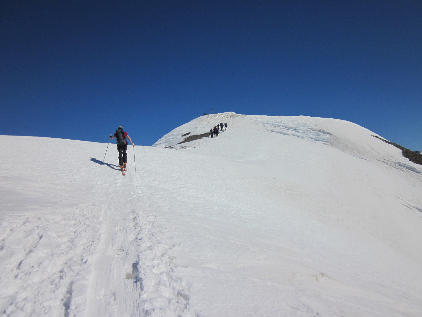 Montée vers l' Arpélistock