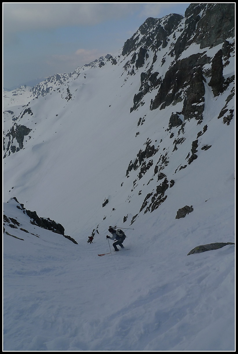 Bon ski dans le couloir pour une fois