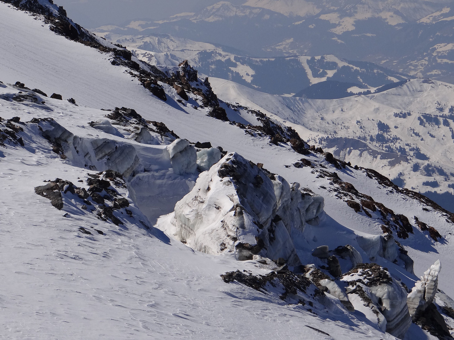 Le sérac du glacier de la Griaz