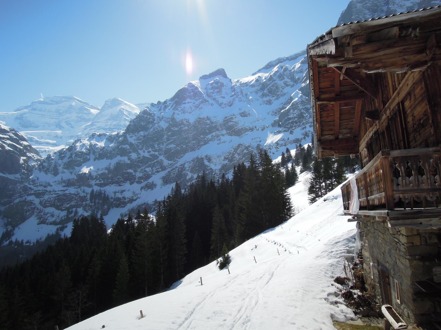 Depuis Bonavau, la Chaire, petit et grand Ruan.