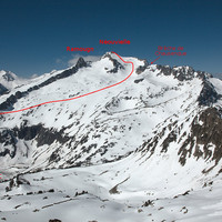 Néouvielle depuis le lac d'Aubert
