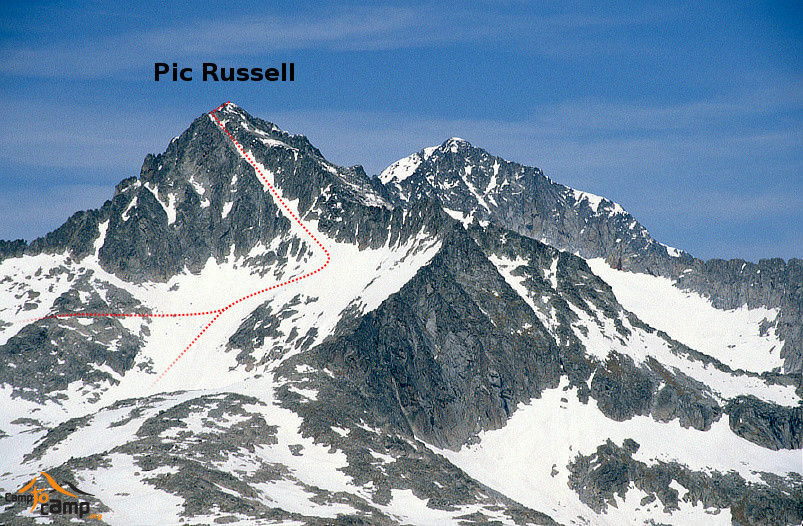 Pic Russell depuis le pic Soubiron