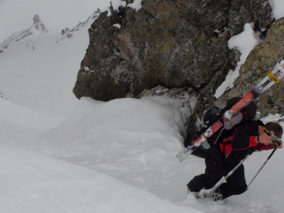 Arrivée en haut de la Golette