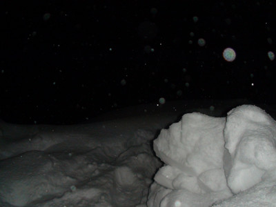 Météo durant la nuit, vent et neige !