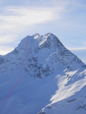 Piz da la Margna - visto da Grevasalvas nel 2011