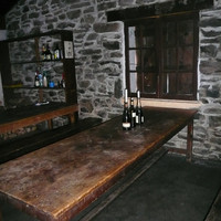 Refuge de l'Oule: salle commune.