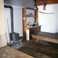 Refuge de l'Oule: salle commune.