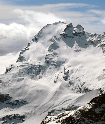 la Cima Orientale di Lago Spalmo  (versante Nord), vista dal Pizzo della Valle.