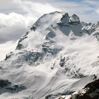 la Cima Orientale di Lago Spalmo  (versante Nord), vista dal Pizzo della Valle.