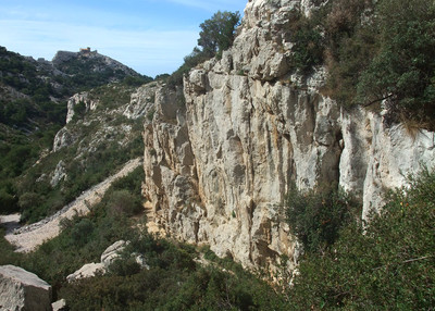 Alpinodrome, secteur de gauche (en arrivant)