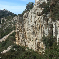 Alpinodrome, secteur de gauche (en arrivant)