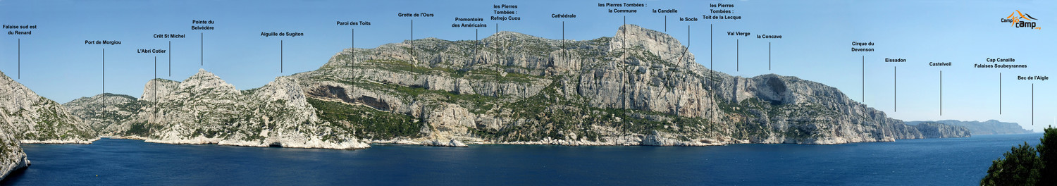 Littoral des Calanques : de Morgiou à Castelveil
