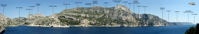 Littoral des Calanques : de Morgiou à Castelveil Littoral des Calanques : de Morgiou à Castelveil