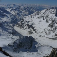 Le vallon menant au Refuge Aosta