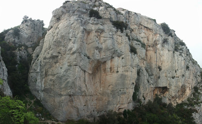 La Turbie - la Paroi du Fort (gauche) La Turbie - la Paroi du Fort (gauche)
