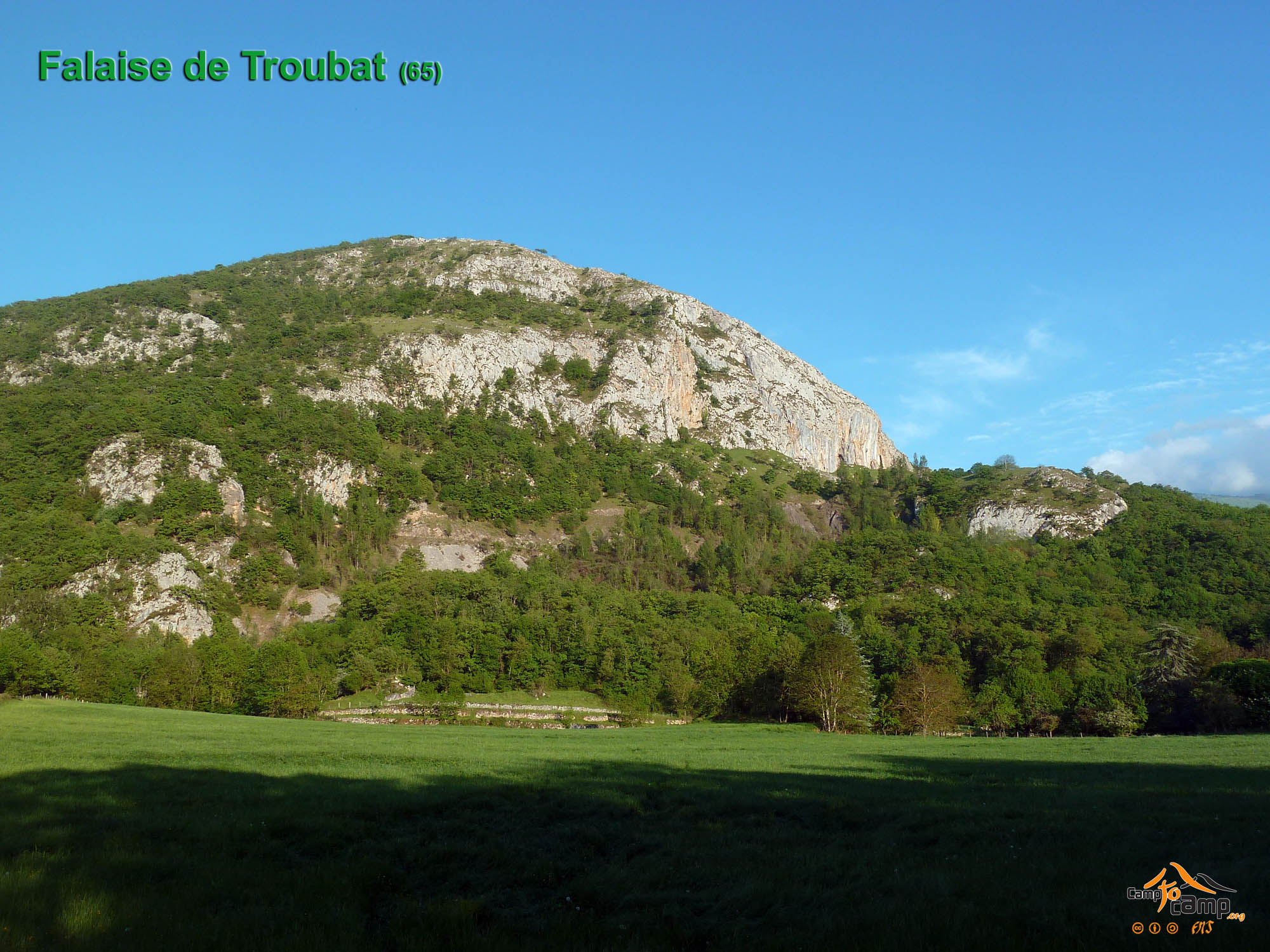 Falaise de Troubat
