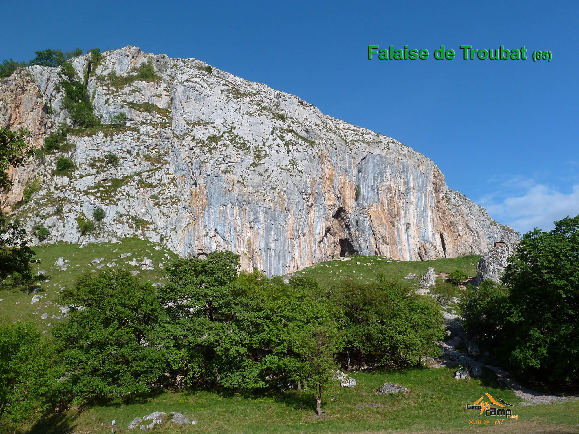 Falaise de Troubat