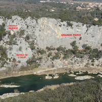 Collias : secteurs Barre de Collias