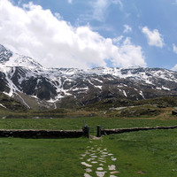 Rifugio Chiavenna: affaccio sul Pizzo Stella...
