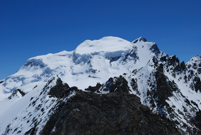 Il maestoso Grand Combin 4314m dal Le Ritord 3556m Il maestoso Grand Combin 4314m dal Le Ritord 3556m