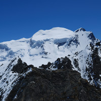 Il maestoso Grand Combin  4314m dal Le Ritord 3556m