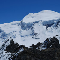 Il maestoso Grand Combin  4314m dal Le Ritord 3556m