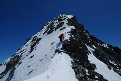 Scendendo da Le Ritord 3556m Scendendo da Le Ritord 3556m
