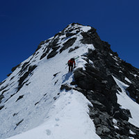 Scendendo da  Le Ritord 3556m