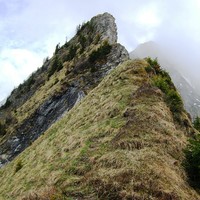 Sommet depuis l'arête NE