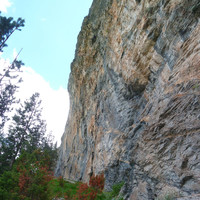 Falaise de Tousas - Secteur de gauche