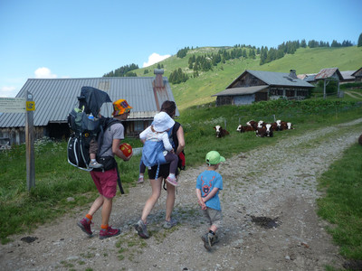 arrivée aux chalets d'autigny arrivée aux chalets d'autigny