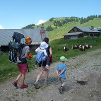 arrivée aux chalets d'autigny
