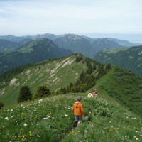 descente de l'arête W