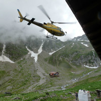 Heliportage en début de saison