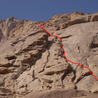  Jebel Safsafa - schizzo Sect. Afrikanas Via Hatchala Meshuleshet