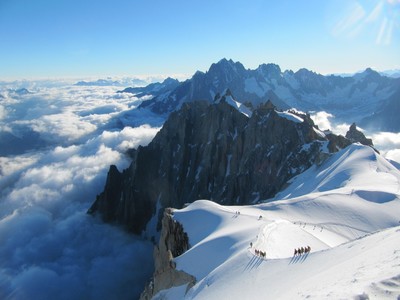 depuis l'Aiguille du Midi depuis l'Aiguille du Midi
