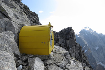 le bivouac au sommet du Badile